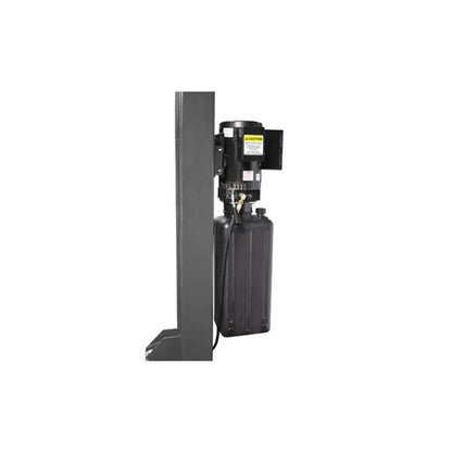 Casavibeo 7,000-lb capacity short runways extra-tall car lift with sturdy metal arms and safety features for vehicle maintenance.