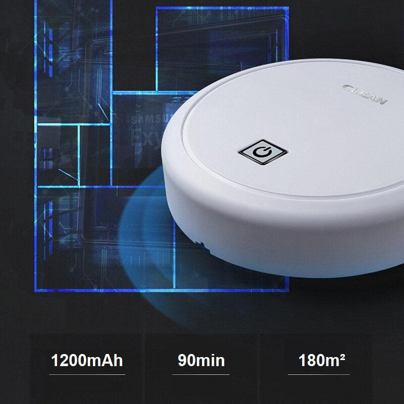 Belro robot vacuum cleaner navigating a home floor, compact and efficient for easy cleaning in modern living spaces.