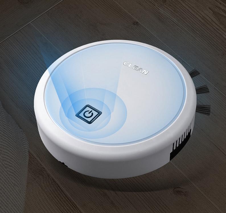 Belro robot vacuum cleaner navigating a home floor, designed for efficient cleaning in the Home & Garden vacuum category.