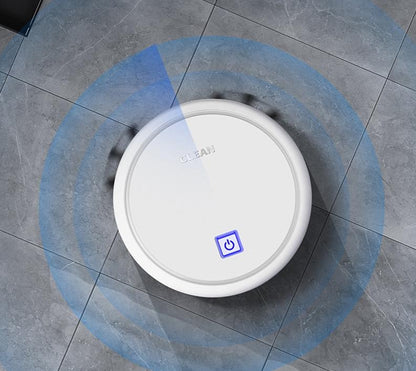 Belro robot vacuum cleaner navigating a home floor, designed for efficient cleaning in the home and garden.