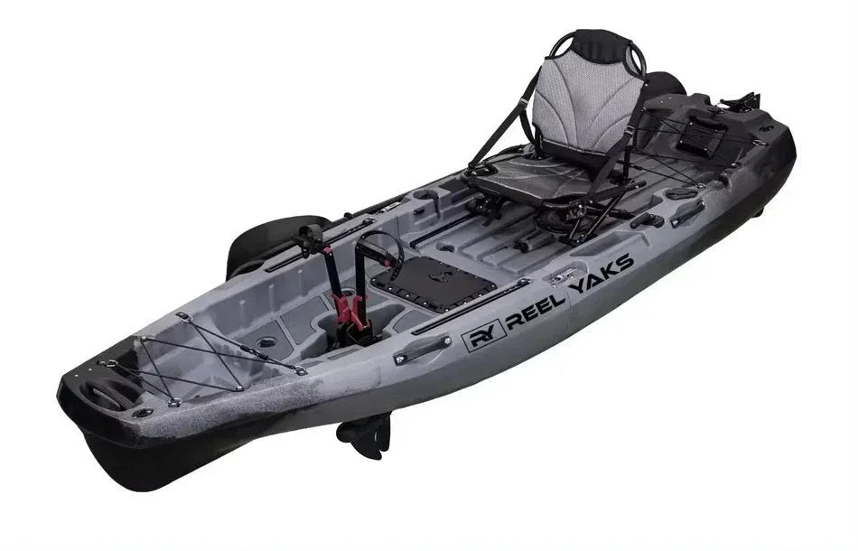 Casavibeo 10ft Radar Modular Propeller Drive Pedal Fishing Kayak with 430lbs capacity, featuring two-piece design and durable construction.