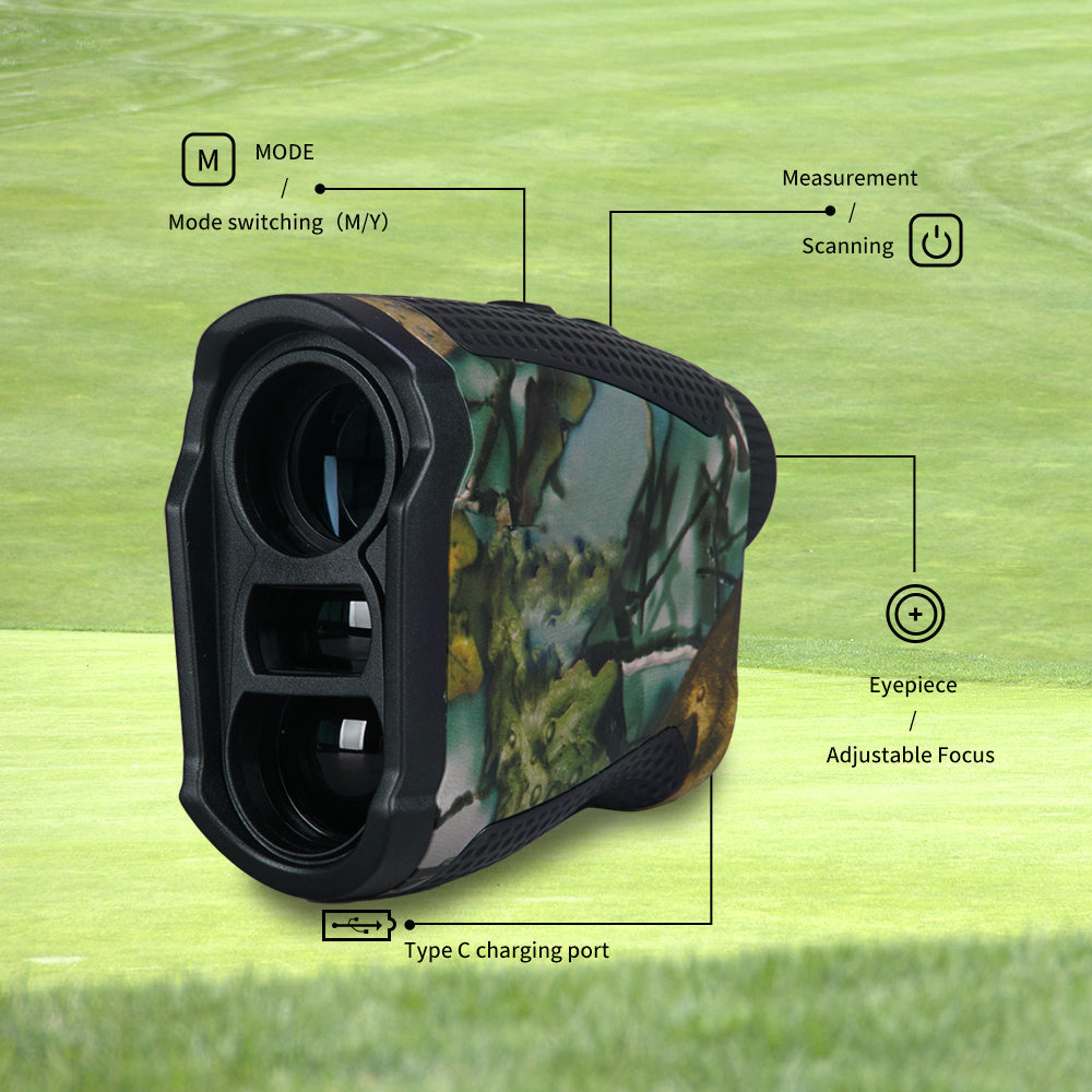 Belro 1000 Feet Hunting Range Finder, electronic device with LCD display and compact design for accurate distance measurement