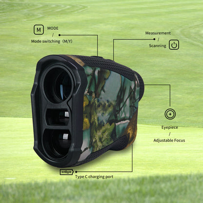 Belro 1000 Feet Hunting Range Finder, electronic device with LCD display and compact design for accurate distance measurement