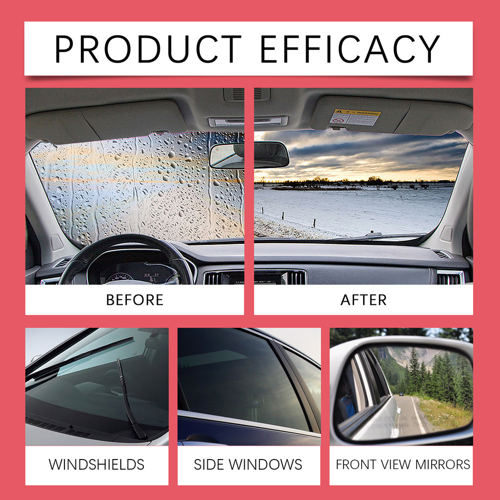 Belro 2-set car glass cleaner bottles with spray nozzles, ideal for home and garden window cleaning.